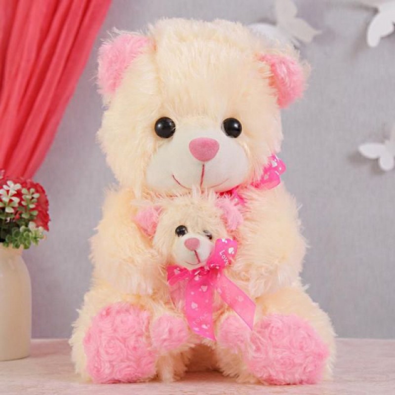 baby pink teddy bear