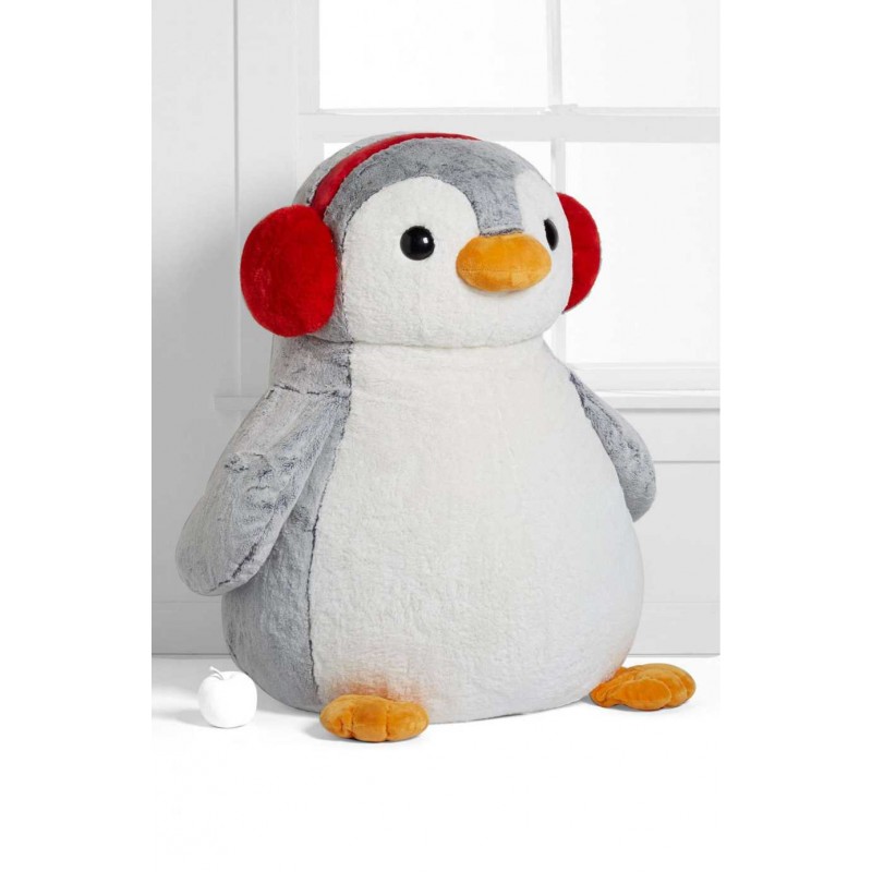 large stuffed penguin
