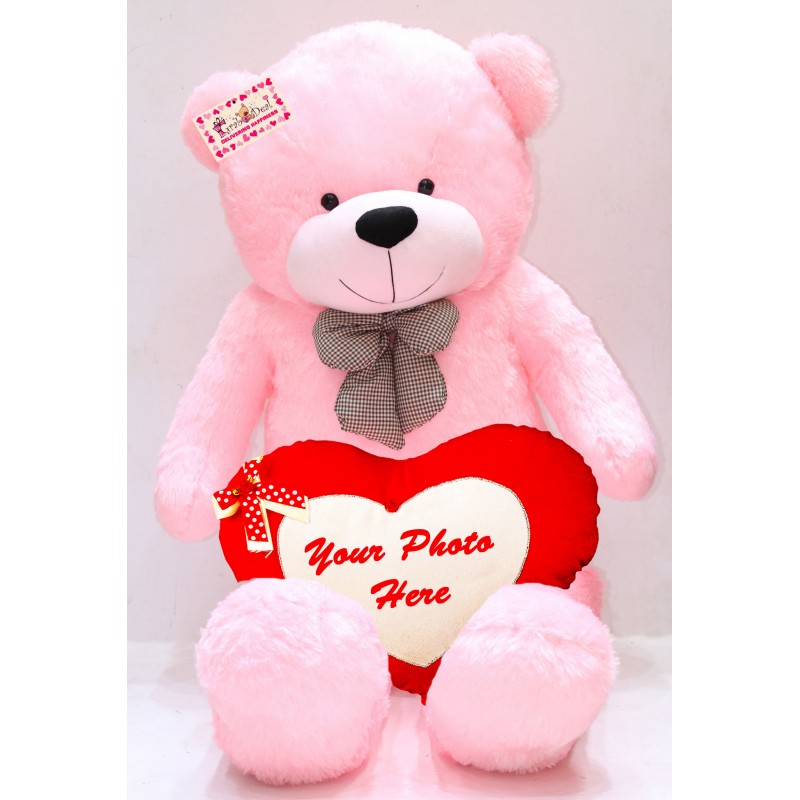 teddy bear 5 feet pink