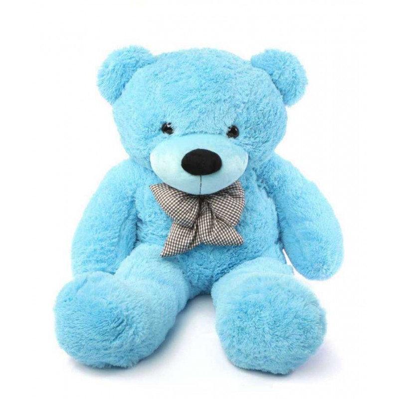 dark blue colour teddy bear