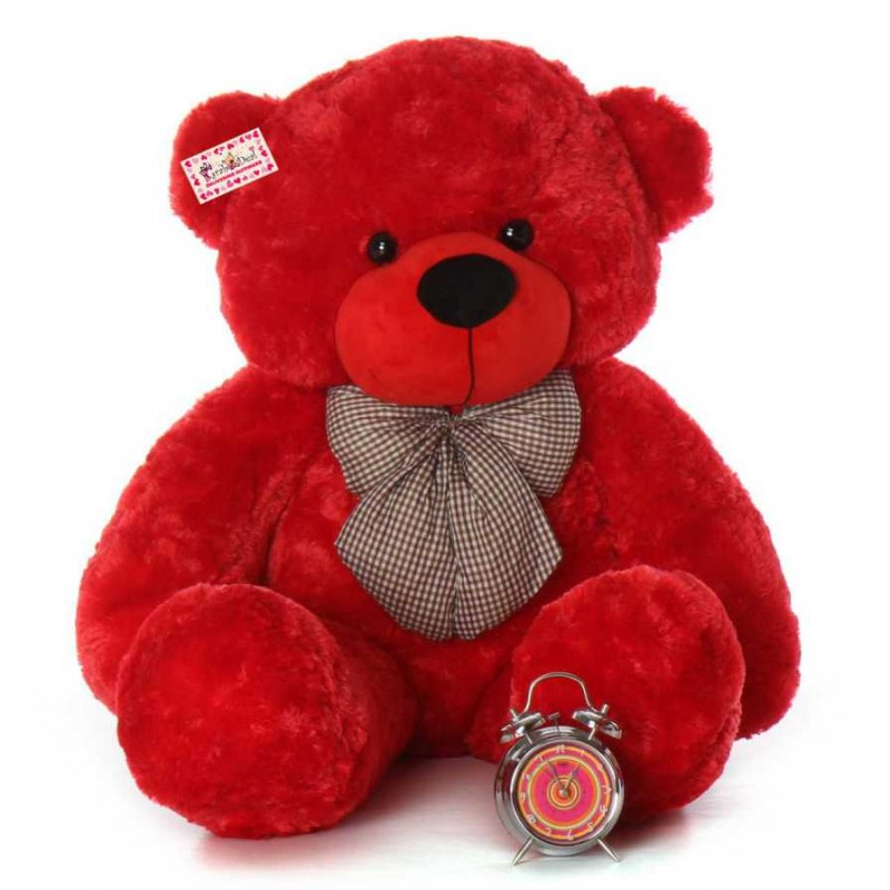 giant red teddy bear