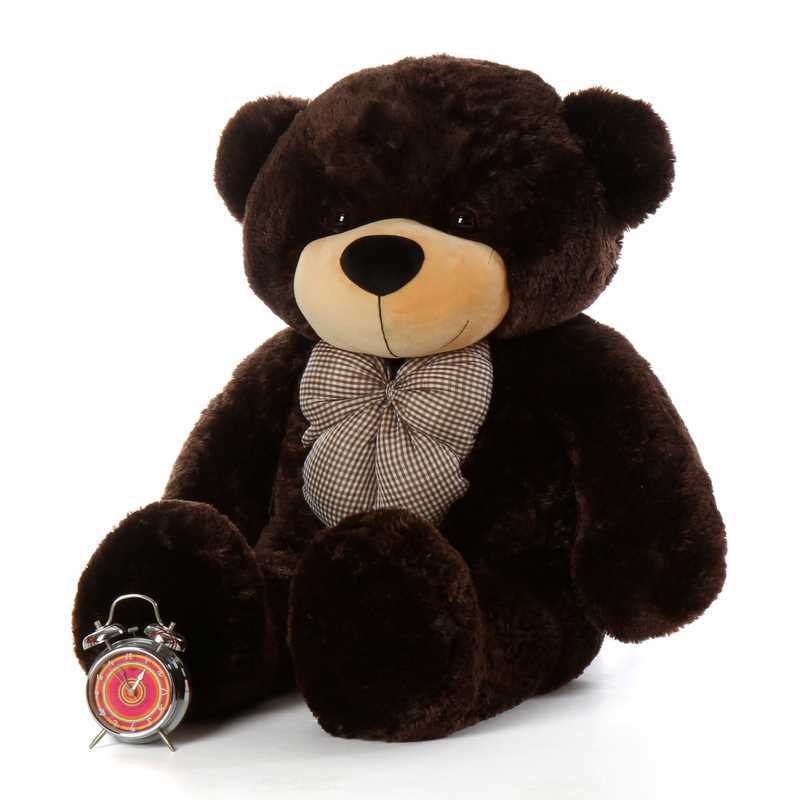 chocolate brown teddy bear