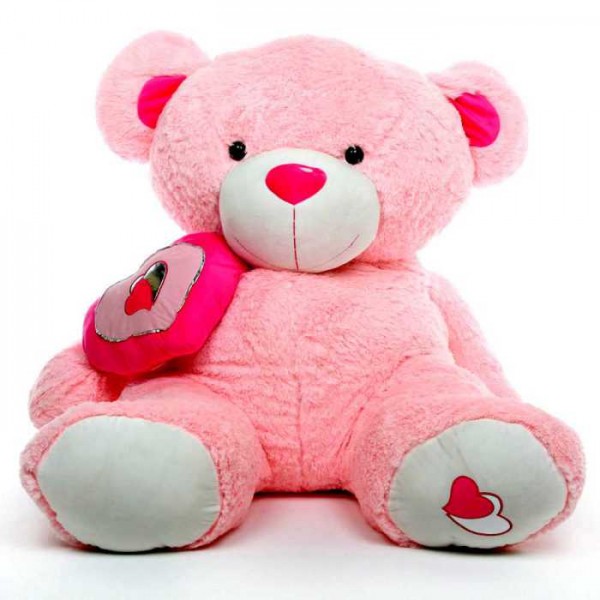 pink teddy bear 5 feet