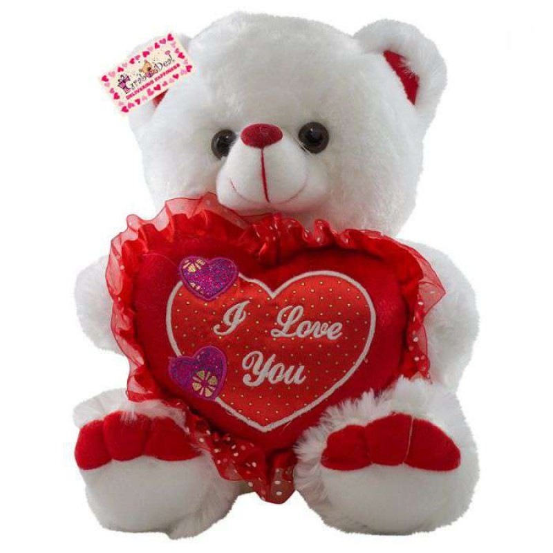 teddy bear with i love you heart