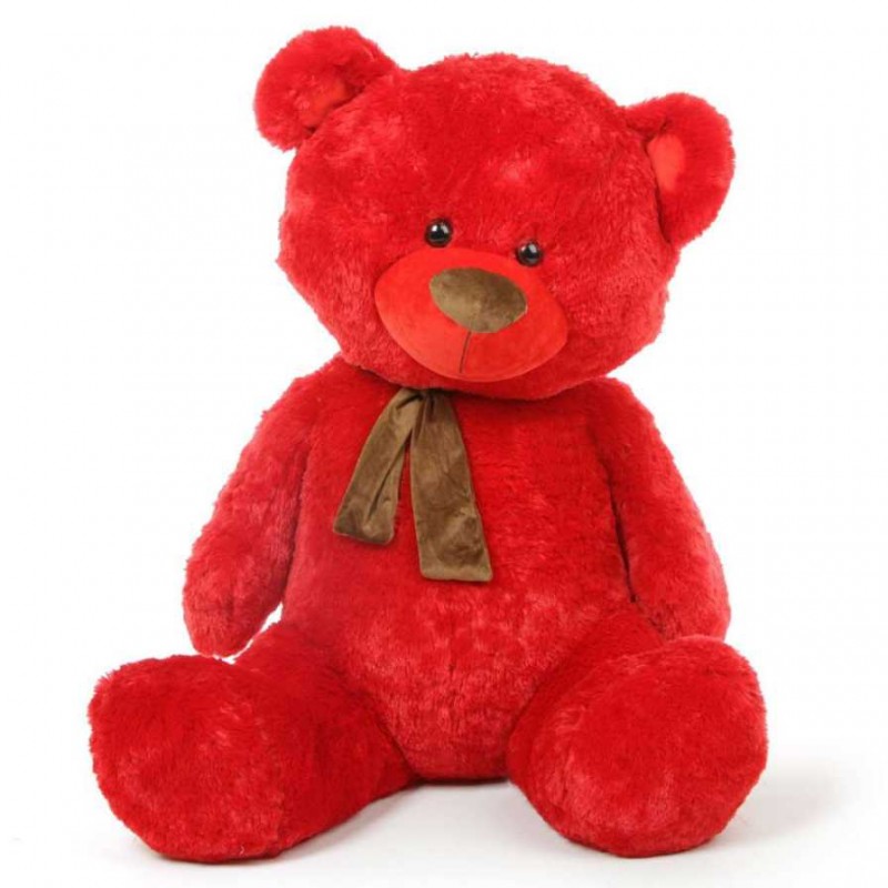 giant red teddy bear