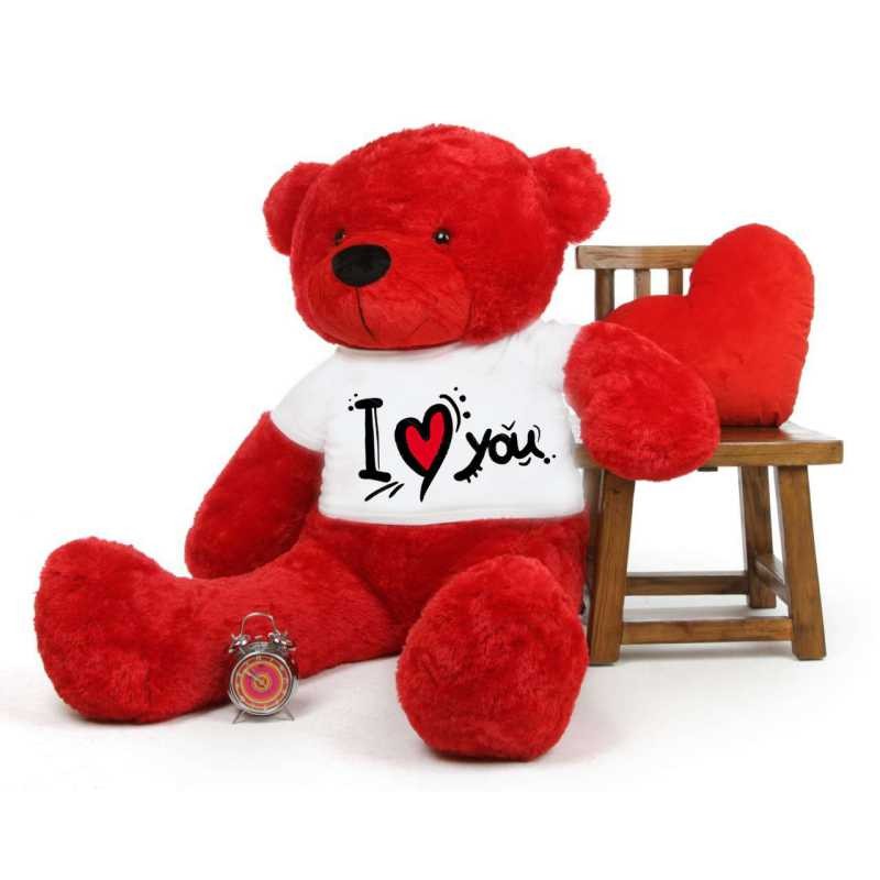large i love you teddy bear