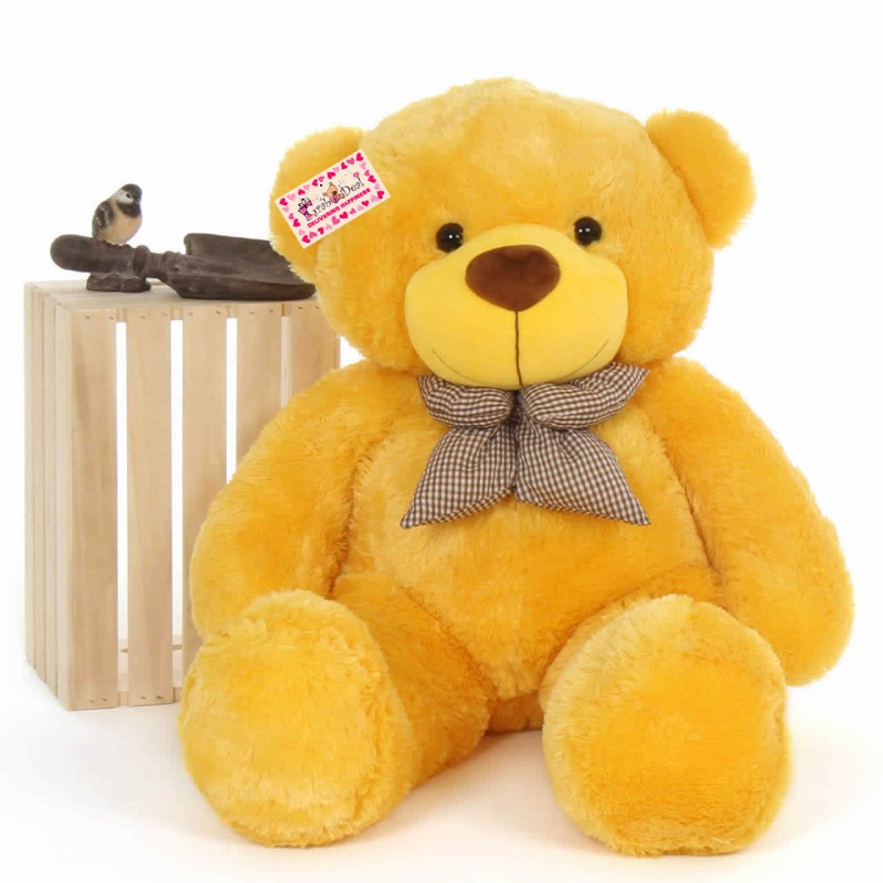 Buy Giant 5 Feet Big Yellow Teddy Bear Soft Toy 152 cm Online at Lowest ...