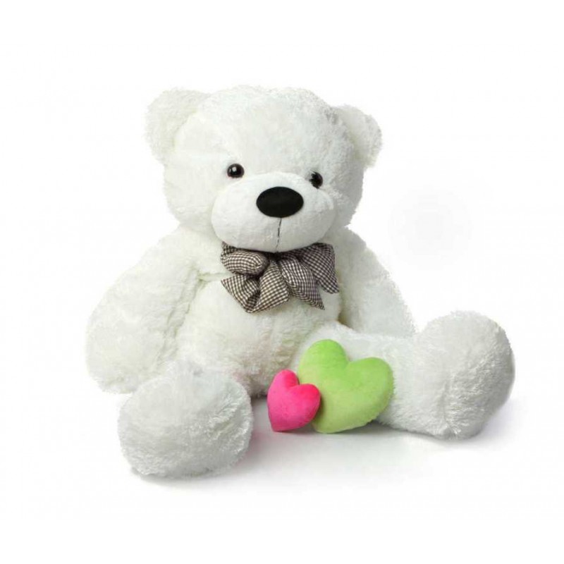 Buy White 3.5 Feet Bow Teddy Bear Online at Lowest Price in India ...