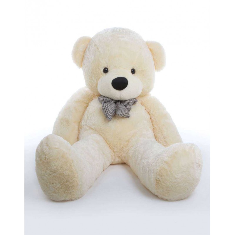 Buy 5 Feet Peach Teddy Bear with a Bow Online at Lowest Price in India ...