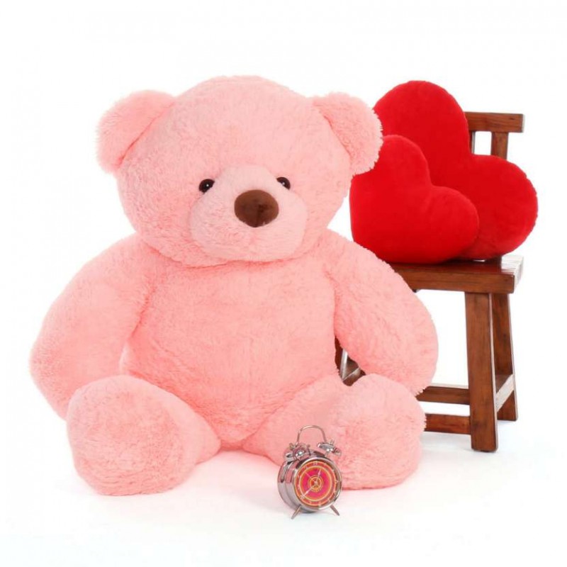 Buy 4 Feet Fat and Huge Pink Teddy Bear Online at Lowest Price in India ...