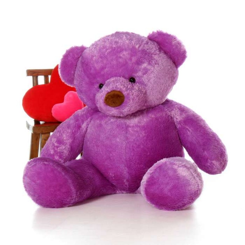 Buy 5 Feet Fat and Huge Purple Teddy Bear Online at Lowest Price in ...