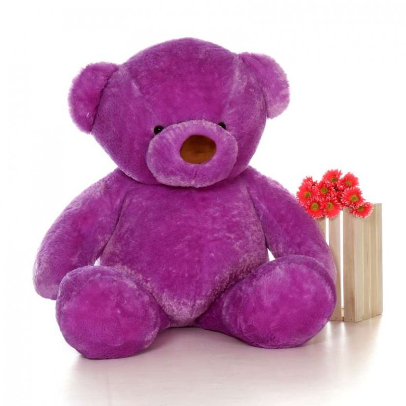 Buy 6 Feet Fat and Huge Purple Teddy Bear Online at Lowest Price in ...