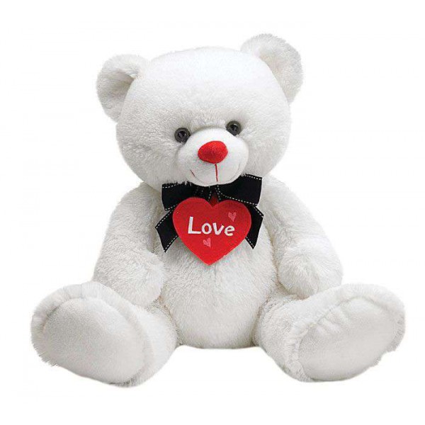 Buy 2 Feet White Love Heart Teddy Bear Online at Lowest Price in India ...