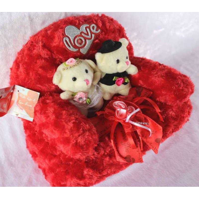 Buy Chaurasia sellers Teddy Bear Couple Love Soft Toy Teddy Girl Gift Home  Decorate Design New designn New stayal Gift (red) Online at Low Prices in  India 